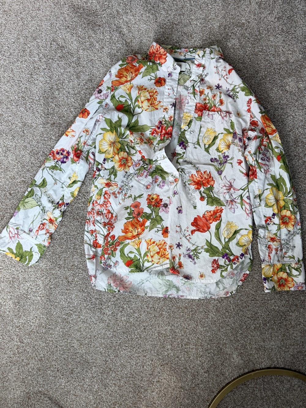 J.Crew Classic Fit Popover shirt in Ratti island botanical print - Picture 3 of 10